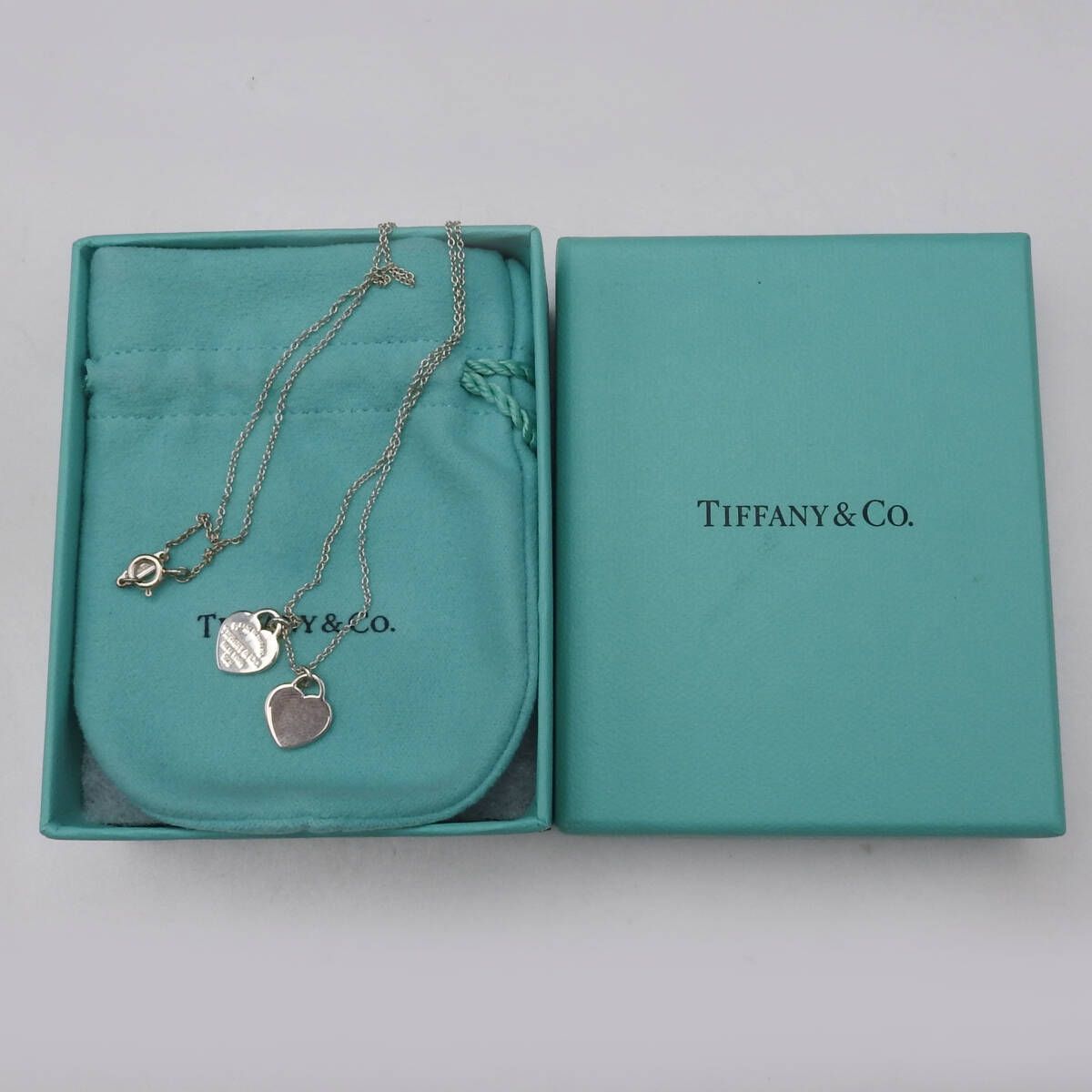 正規品 TIFFANY&CO. ティファニー ネックレス リターントゥ ダブル