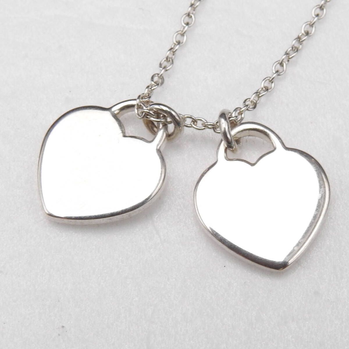 正規品 TIFFANY&CO. ティファニー ネックレス リターントゥ ダブル