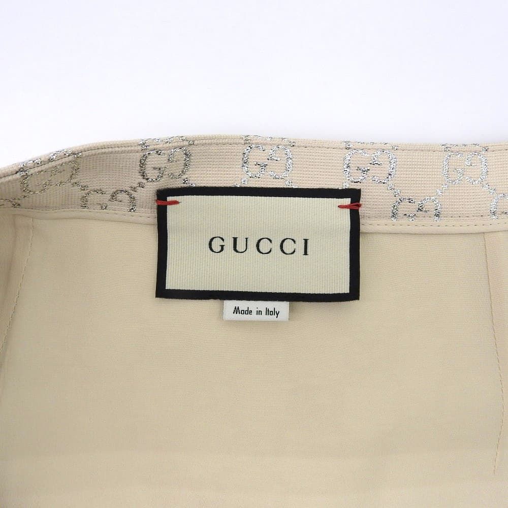 GUCCI グッチ 美品 インターロッキングG GGラメ ミニスカート