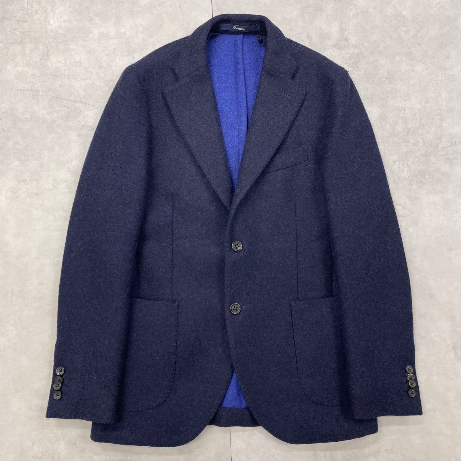 Drumohr ドルモア ジャケット ダブルフェイス テーラード ウール