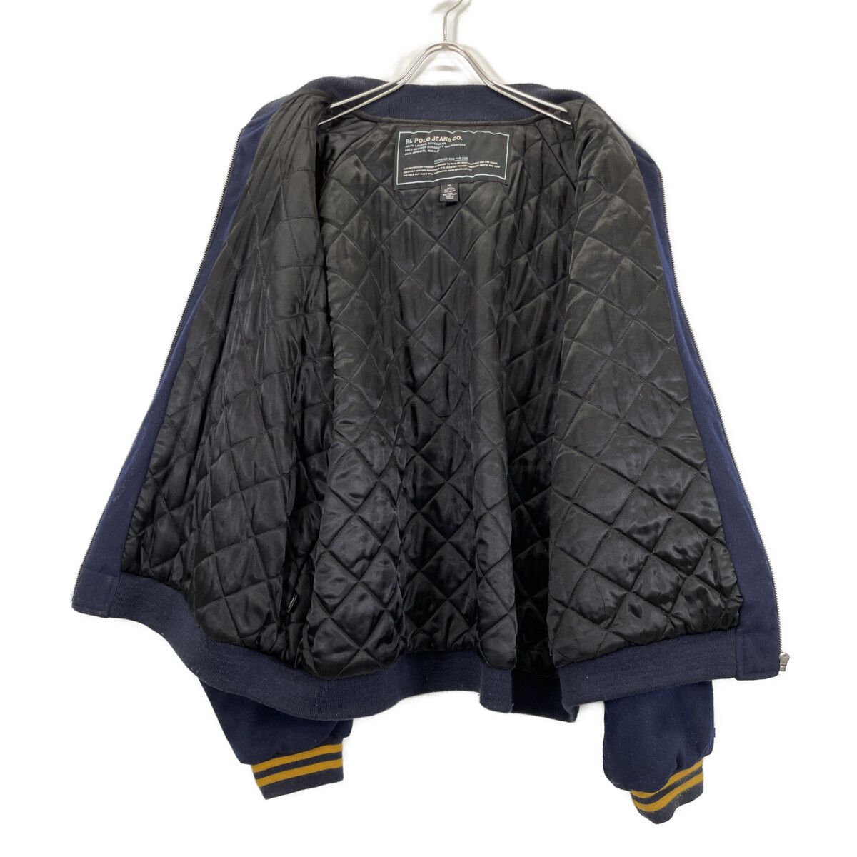 Polo Jeans ポロジーンズ ﾈｲﾋﾞｰ ｳｰﾙ USAﾛｺﾞ ｽﾀｼﾞｬﾝ XL - メルカリ