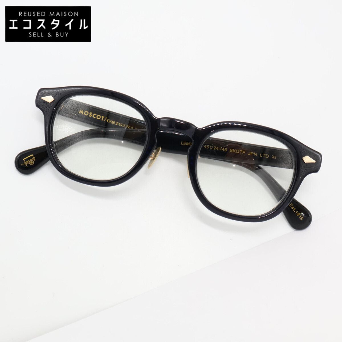 MOSCOT モスコット 【美品】LEMTOSH BKGTP JPN LTD XI レムトッシュ 