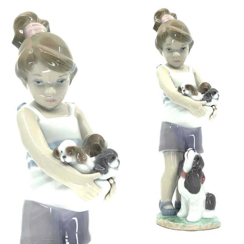 美品】LLADRO リヤドロ／私がママよ フィギュリン／陶器／マルチカラー