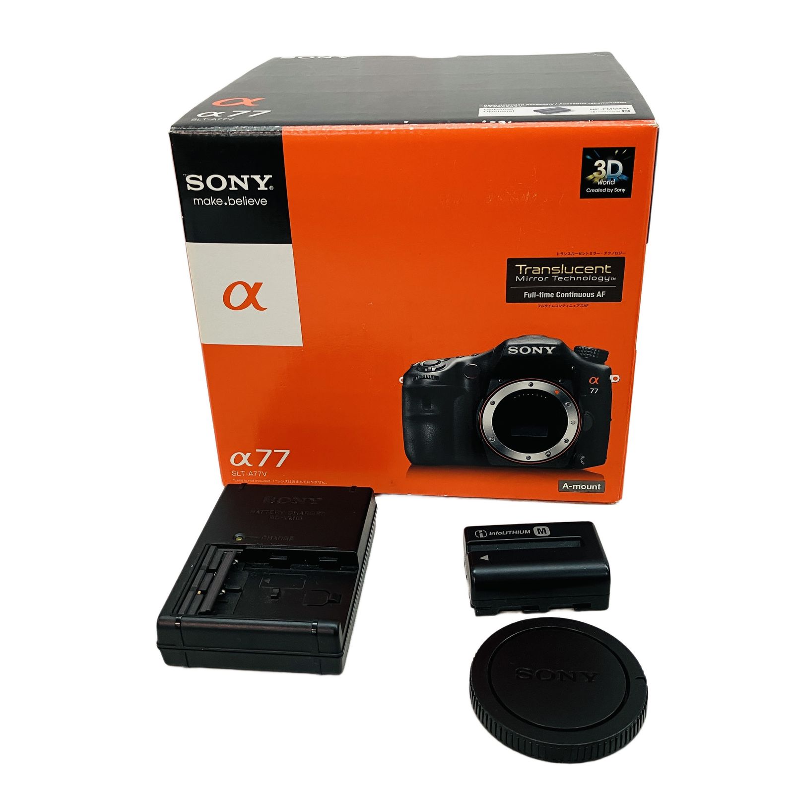 SONY ソニー α77 SLT-A77V デジタル一眼レフカメラ ボディ 写真 撮影