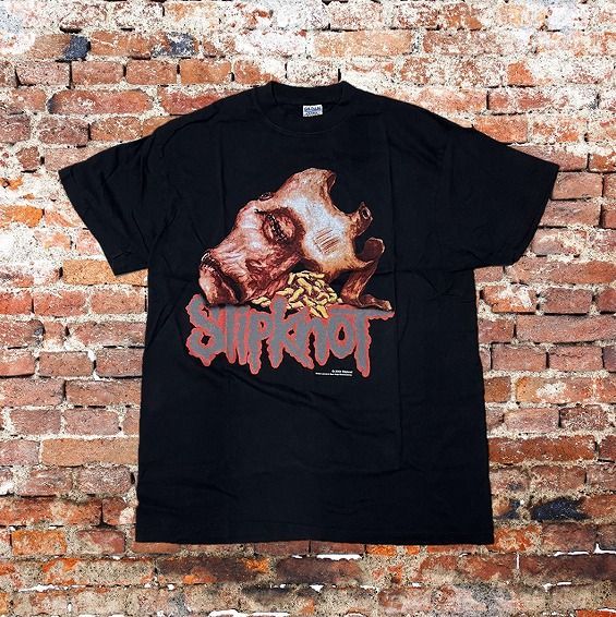 SlipKnoT Tシャツ 両目プリント スリップノット 希少 サイズXL Slipknot / スリップノット Tシャツ XL 黒 両面プリント - メルカリ