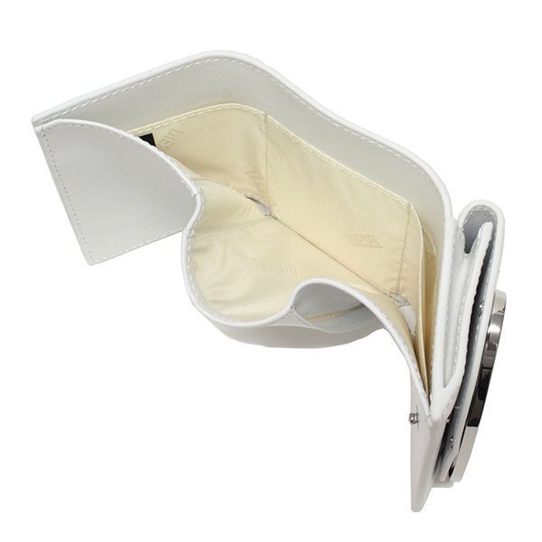 新品 DIESEL ホワイト 三つ折り財布 09887 ディーゼル DIESEL DIESEL 三つ折り財布 1dr tri fold coin xs ii