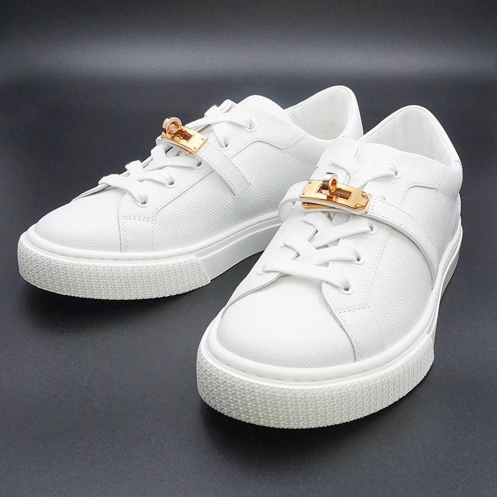 エルメス デイ ケリー スニーカー シューズ 靴 #38.5 25cm ヴォー