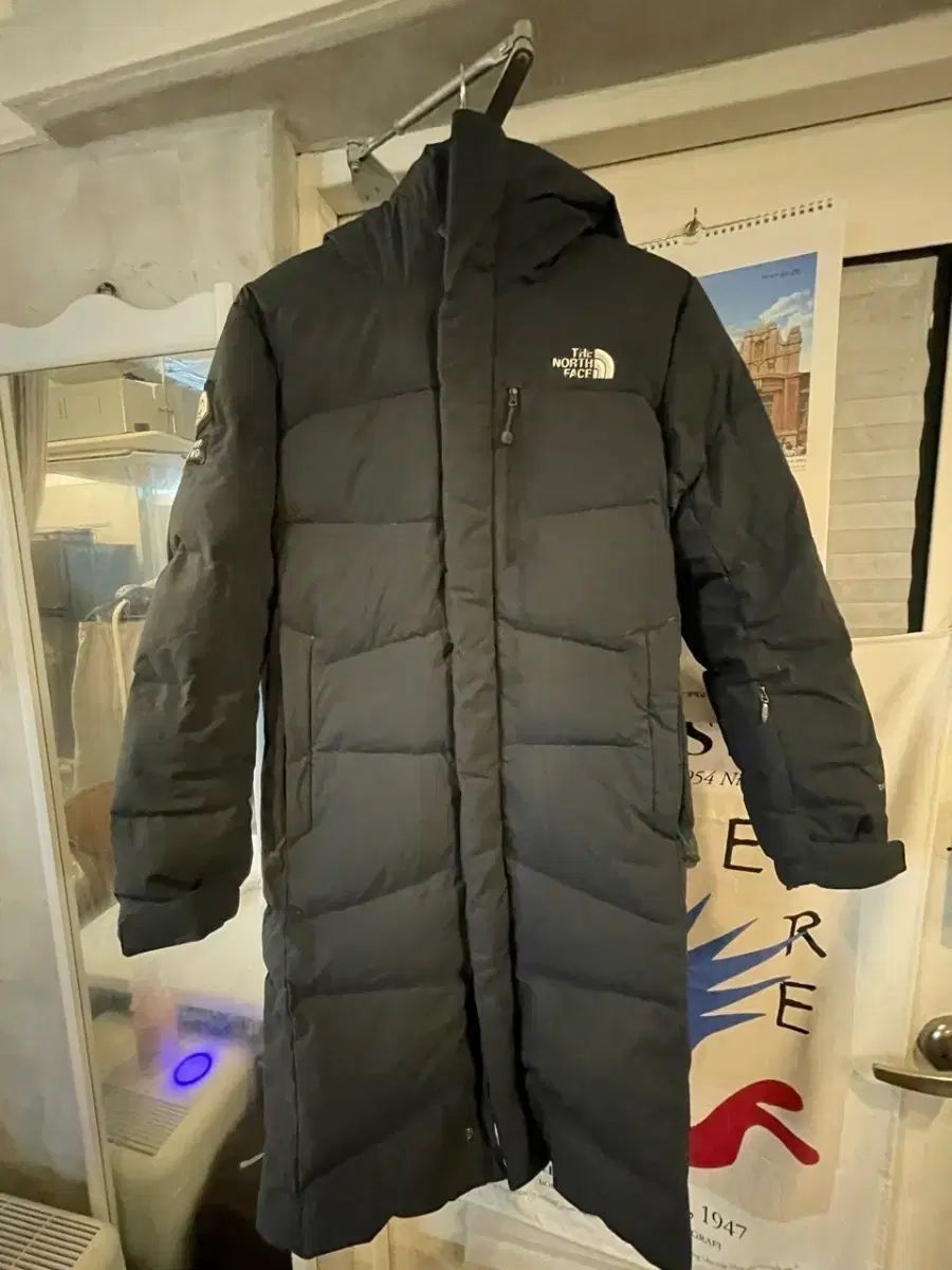 THE NORTH FACE ザノースフェイス ブラック ダウンジャケット ロング丈