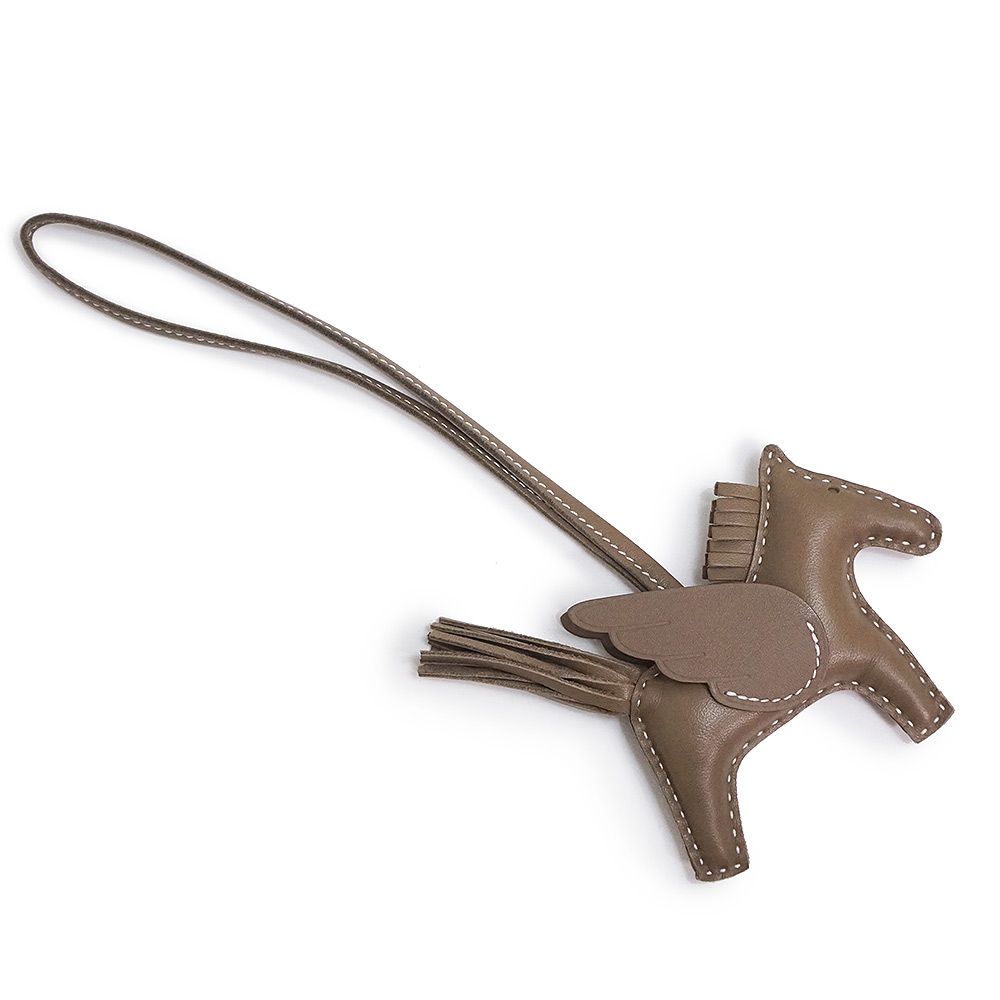 エルメス ロデオ ペガサス PM バッグチャーム アニューミロ ラムスキン