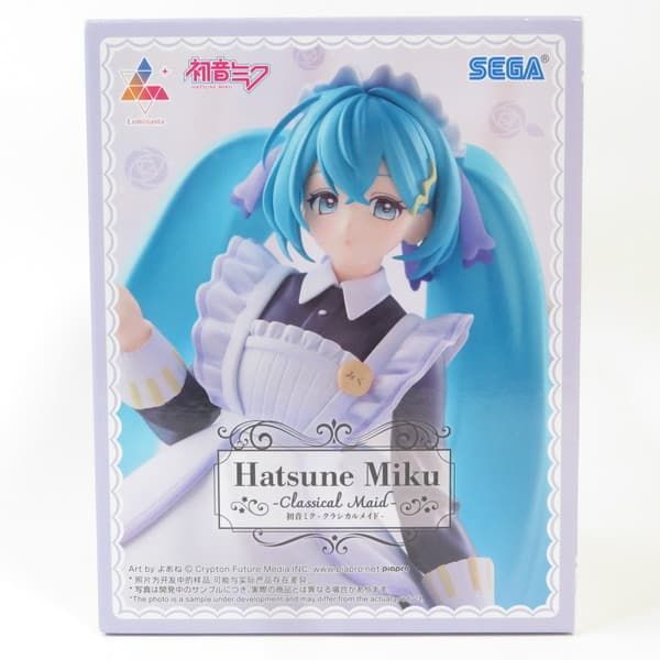 中古 未開封品 Luminasta 初音ミクシリーズ 初音ミク クラシカルメイド
