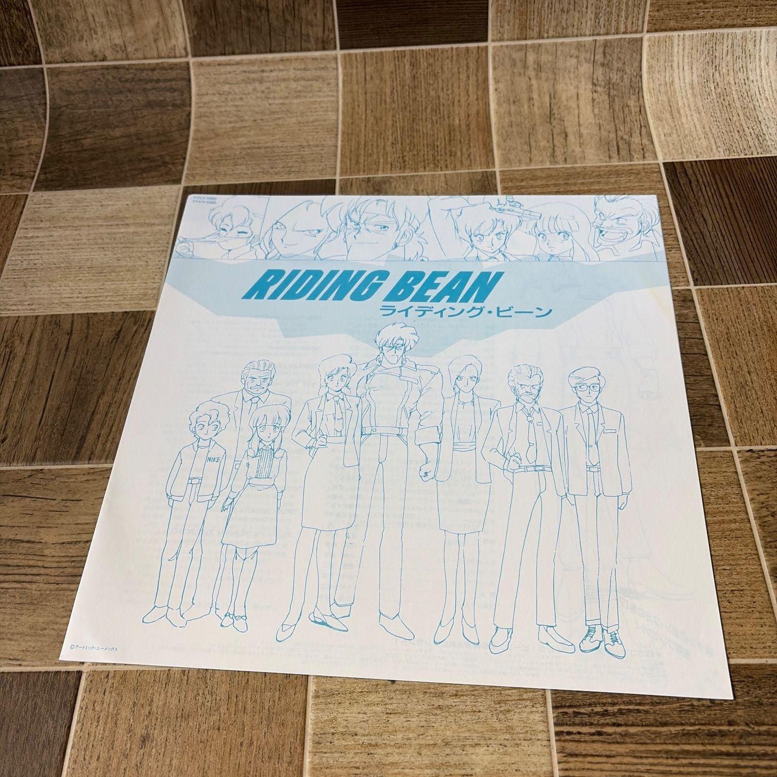 帯付 LD レーザーディスク RIDING BEAN ライディングビーン TYLY-1089