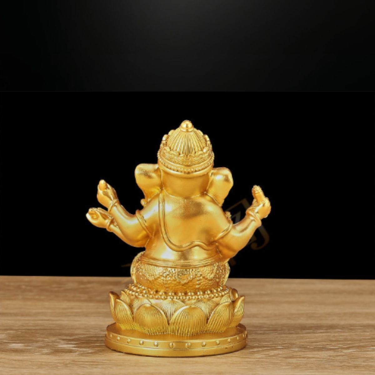 成功へ導く ガネーシャ 運気アップ 開運 風水 神棚 ガネーシャ像 黄金