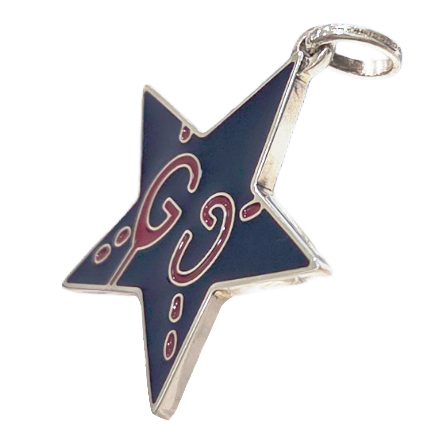【中古】GUCCI グッチ ゴースト シルバー チャーム ペンダントトップ スター 星 レディース メンズ 【ブランドギャラリー東心斎橋店】 中古】GUCCI グッチ ゴースト シルバー チャーム ペンダントトップ