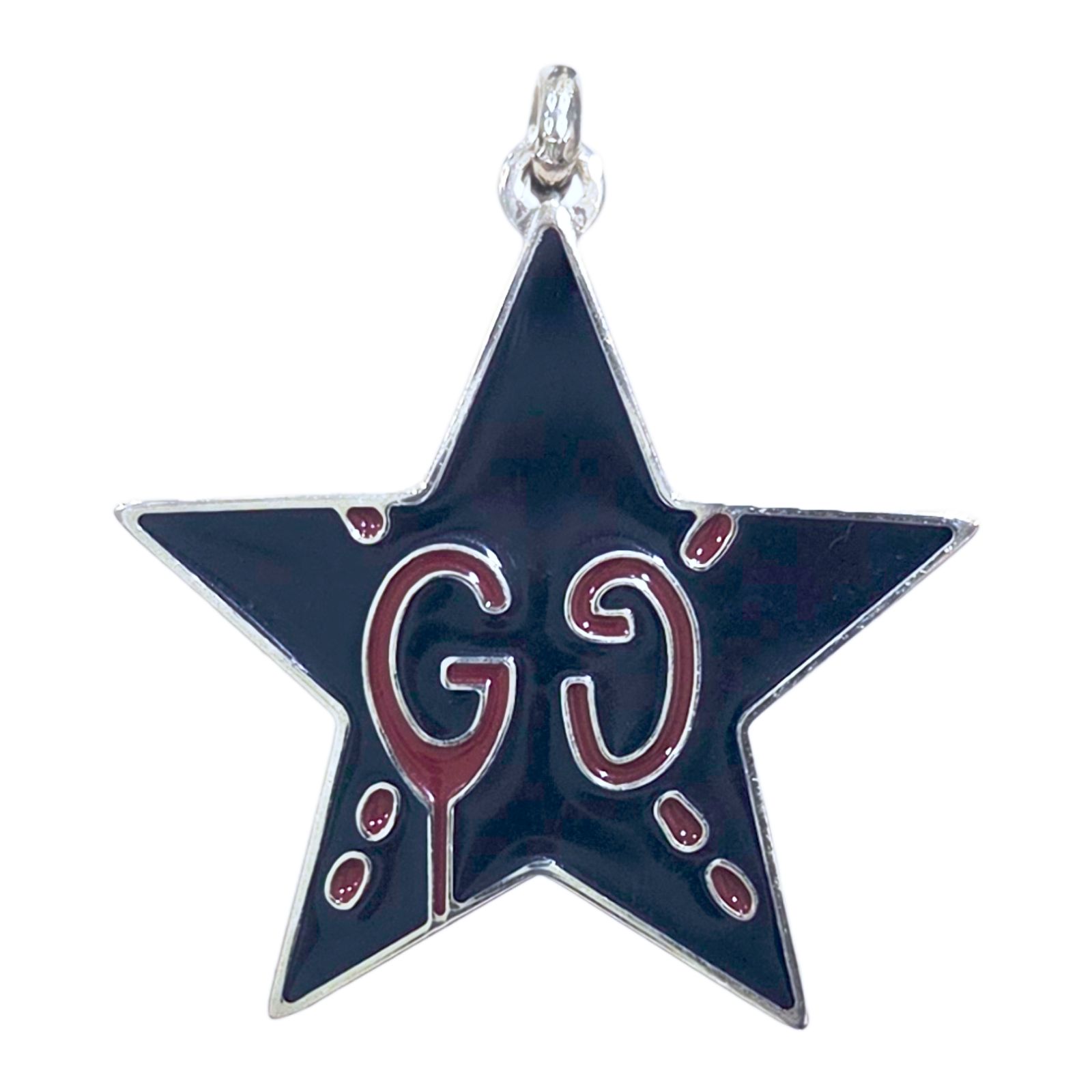 【中古】GUCCI グッチ ゴースト シルバー チャーム ペンダントトップ スター 星 レディース メンズ 【ブランドギャラリー東心斎橋店】 中古】GUCCI グッチ ゴースト シルバー チャーム ペンダントトップ