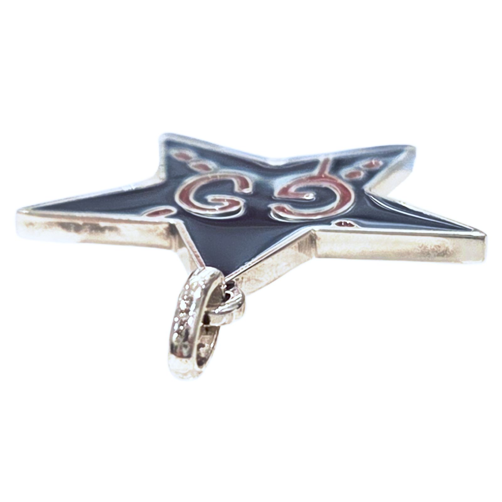 【中古】GUCCI グッチ ゴースト シルバー チャーム ペンダントトップ スター 星 レディース メンズ 【ブランドギャラリー東心斎橋店】 中古】GUCCI グッチ ゴースト シルバー チャーム ペンダントトップ