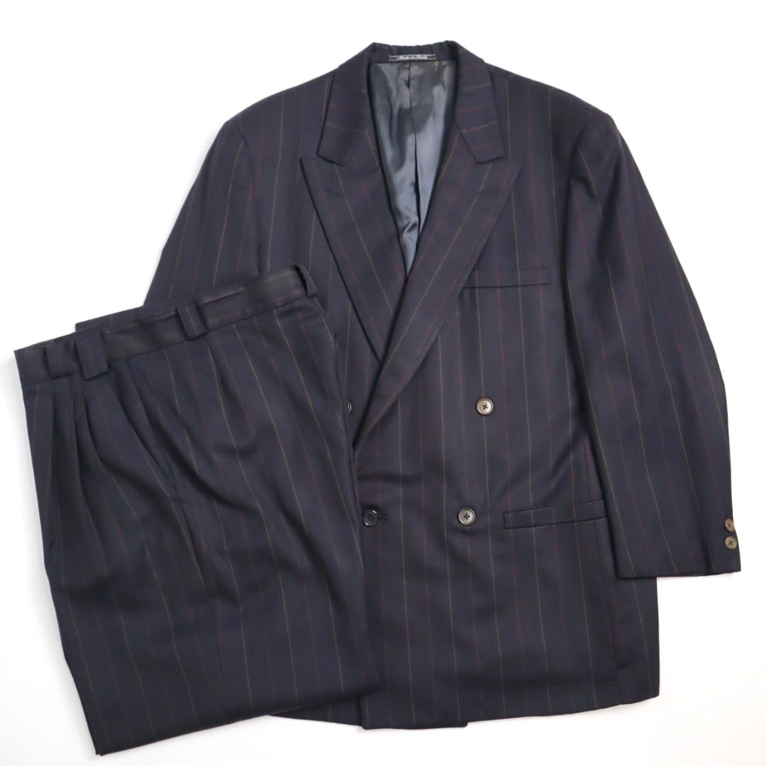 Vintage 80s 90s GIANNI VERSACE archive ストライプ スーツ