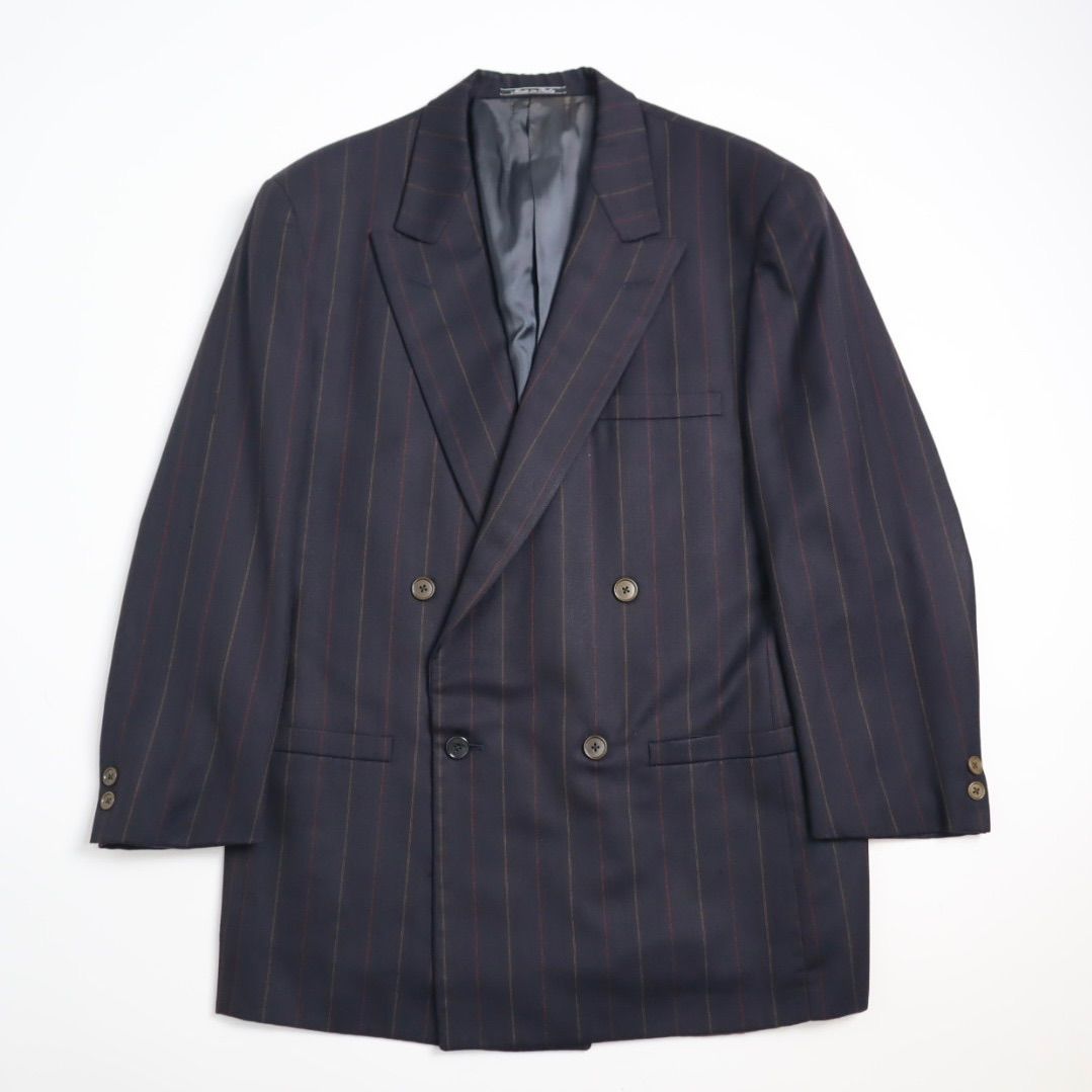 Vintage 80s 90s GIANNI VERSACE archive ストライプ スーツ