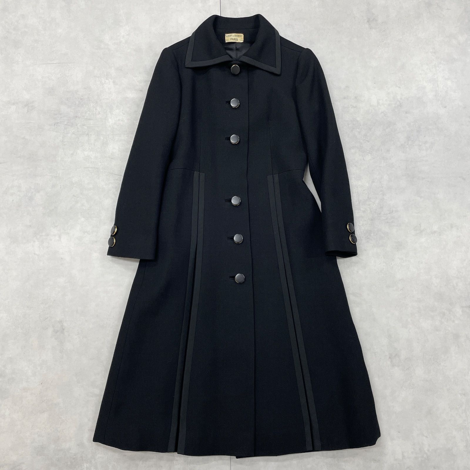 GIVENCHY ジバンシー ロングコート ヴィンテージ ブラック レディース