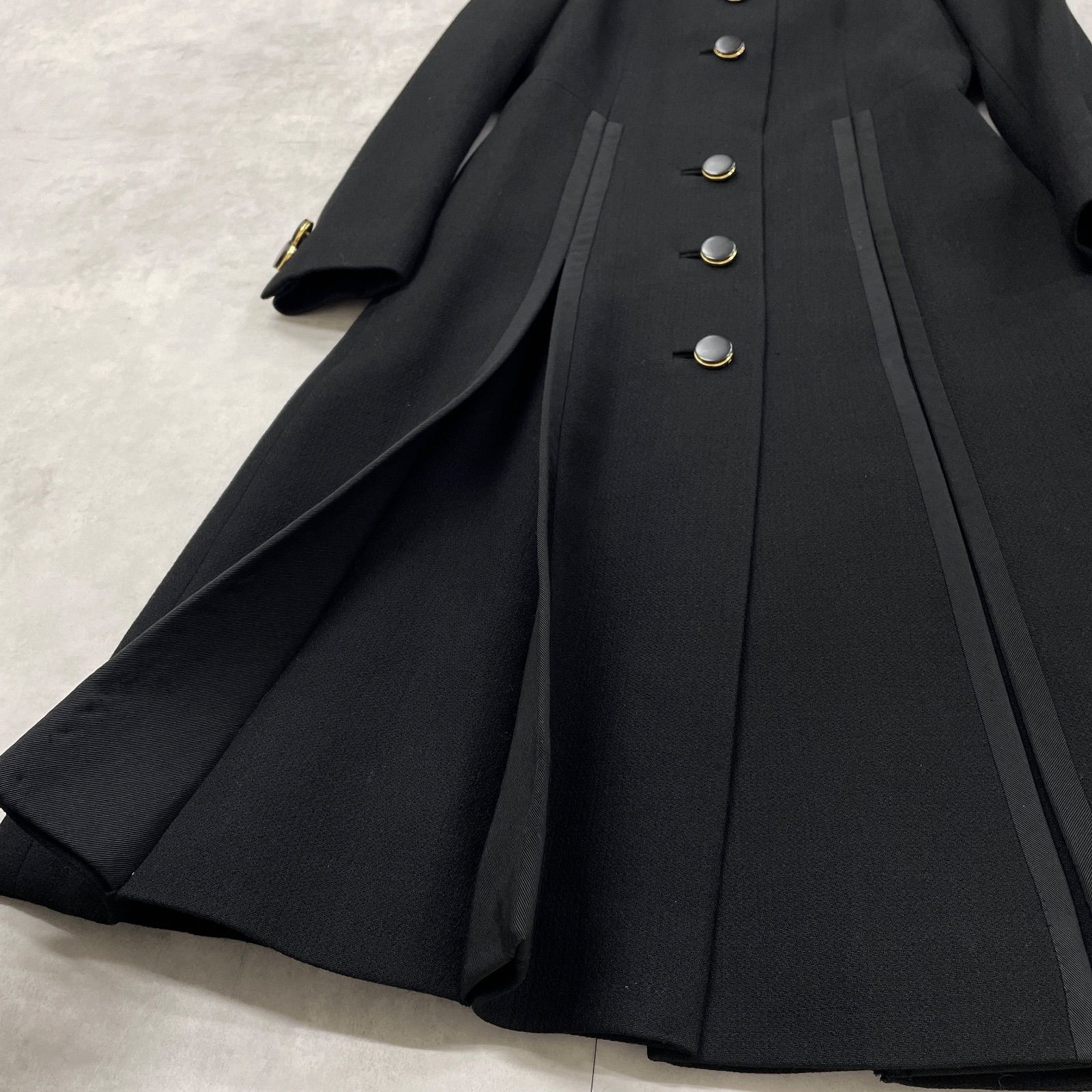 GIVENCHY ジバンシー ロングコート ヴィンテージ ブラック レディース