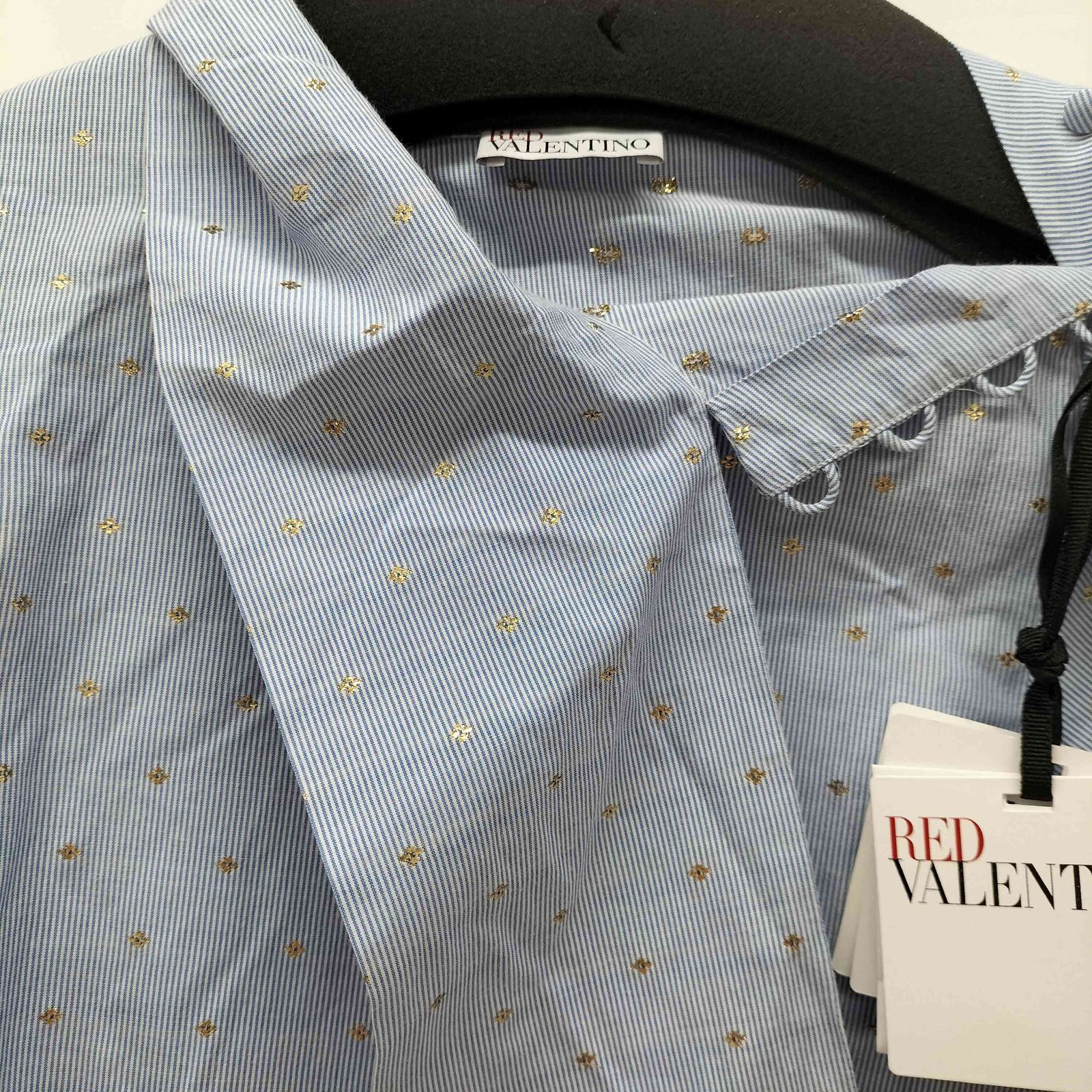 レッドヴァレンティノ RED VALENTINO ボウタイ パフスリーブ ブラウス