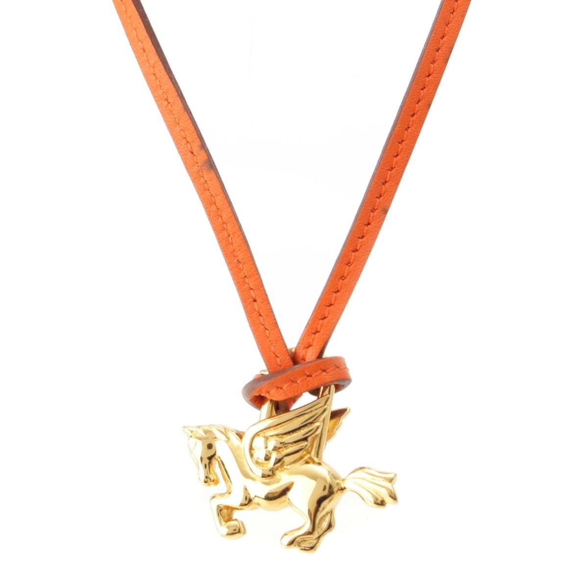 エルメス GP カデナ ペガサス ネックレス ゴールド【中古】 - メルカリ