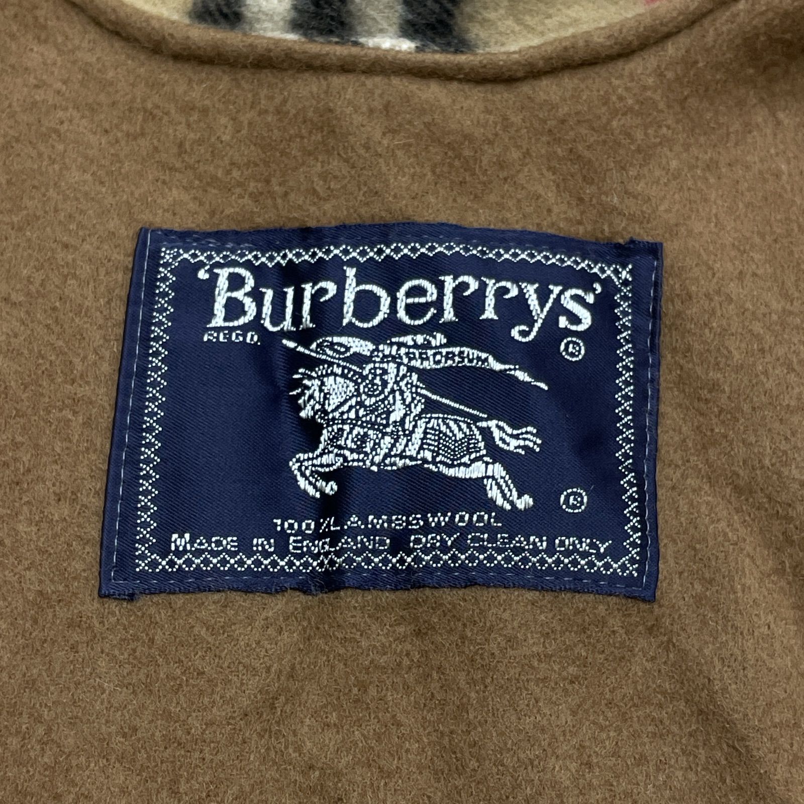 BURBERRY バーバリー ポンチョ ケープ コート ストール ダブルフェイス 