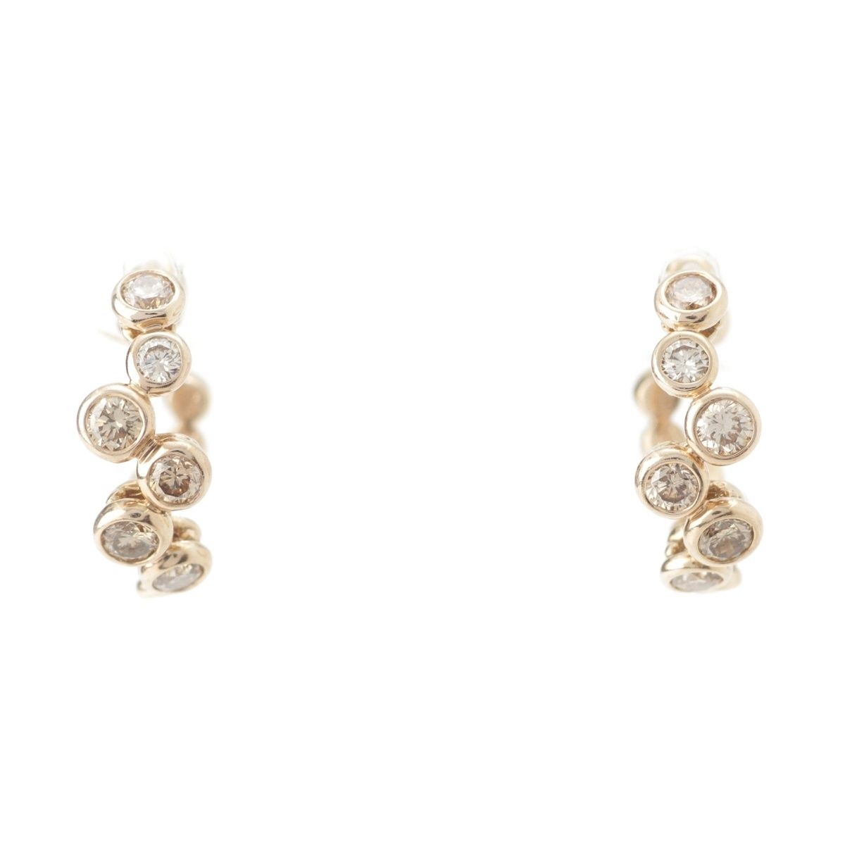 カシケイ　18Kピアス KASHIKEY カシケイ ネイキッド ピアス 18金 K18ゴールド ブラウン