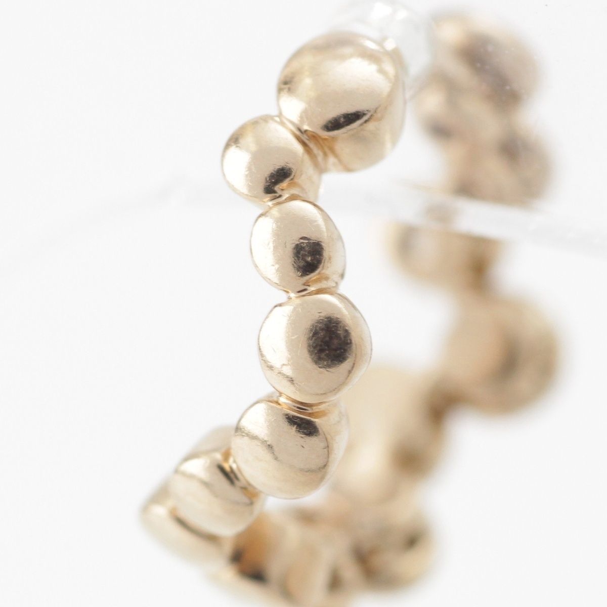 カシケイ Kashikey ベゼル ブラウンダイヤ 0.50ct ピアス K18 BD089