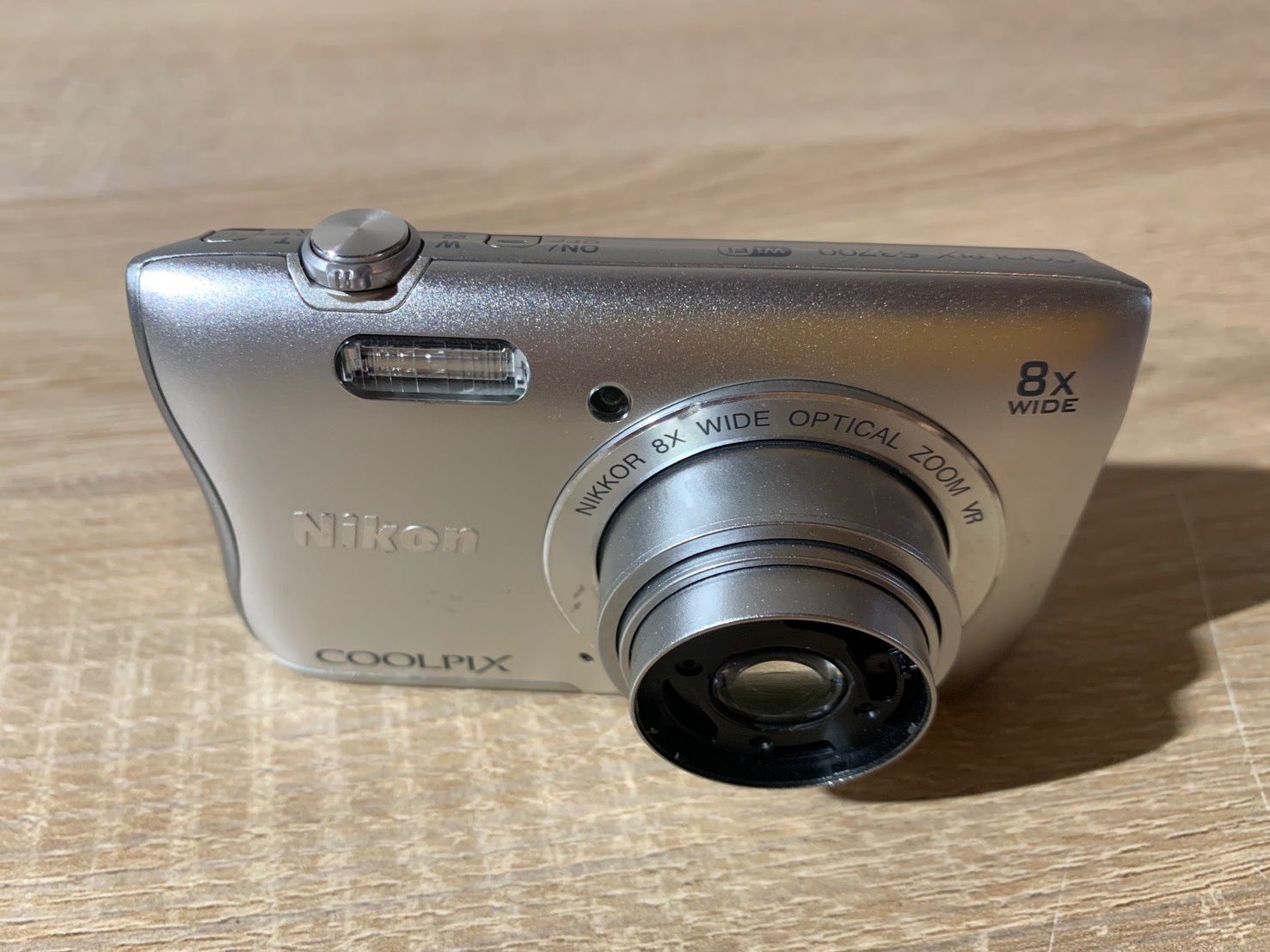 7369 Nikon COOLPIX S3700 シルバー デジカメ 動作確認済み - メルカリ