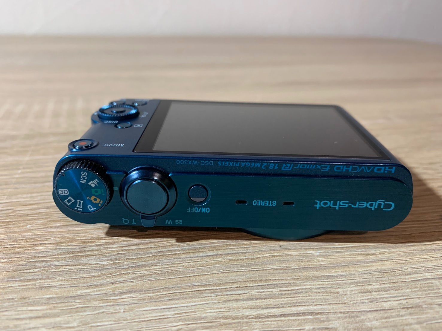 7370 Sony Cyber-Shot DSC-WX300 メタリックブルー デジカメ 動作確認