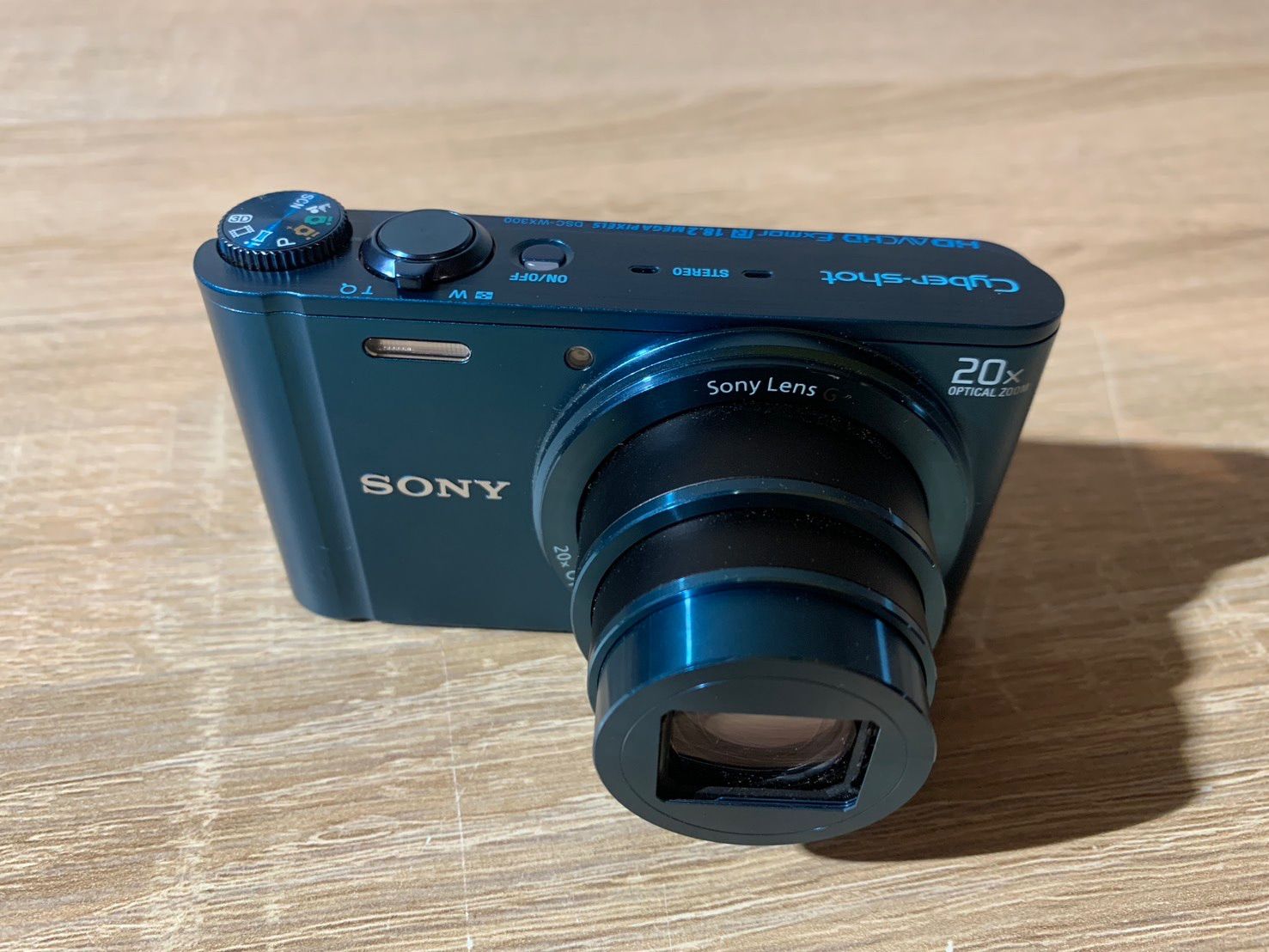 7370 Sony Cyber-Shot DSC-WX300 メタリックブルー デジカメ 動作確認