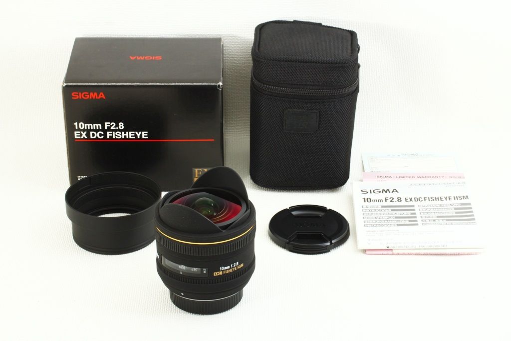 極上品 SIGMAシグマ 10mm F2.8 EX DC FISHEYE HSM Nikonニコン