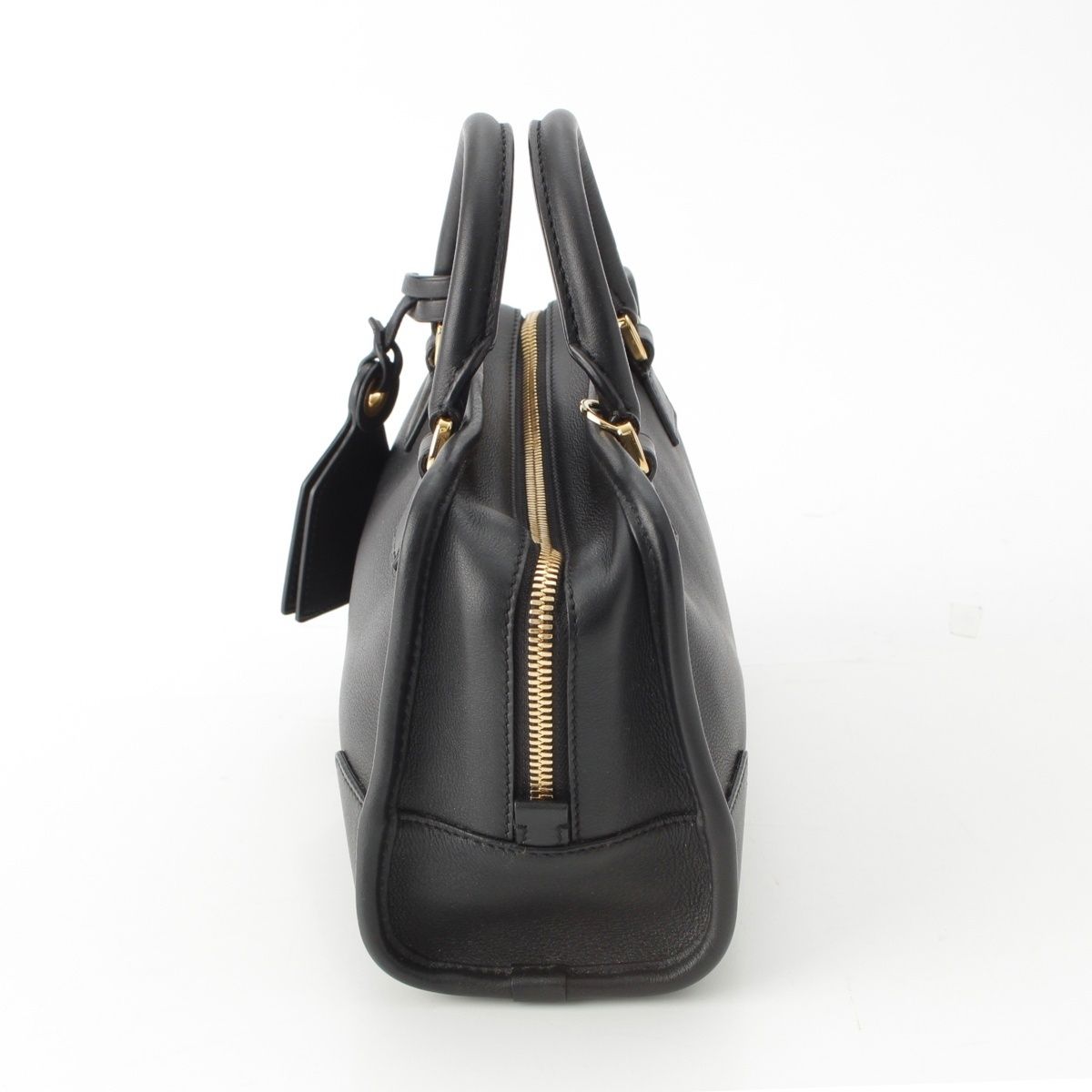 ロエベ アマソナ 23 レザー 2WAY ショルダー ハンドバッグ ブラック