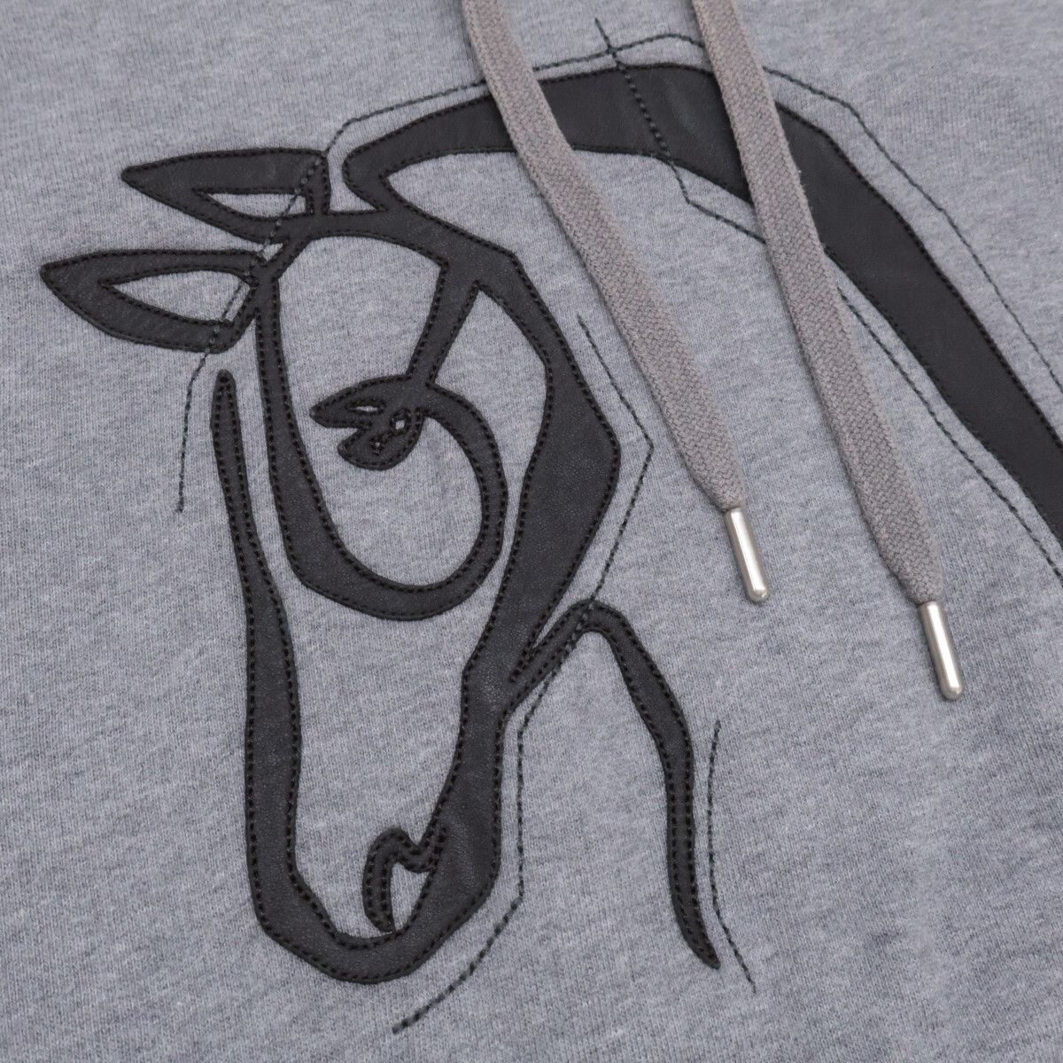 HERMES エルメス 【国内正規/22年製】ホースレザーパッチ プルオーバー