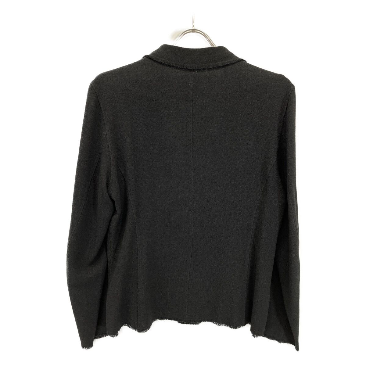 JURGEN LEHL ヨーガンレール ﾌﾞﾗｯｸ ﾘﾈﾝ×ｳｰﾙ ﾃｰﾗｰﾄﾞｼﾞｬｹｯﾄ - メルカリ