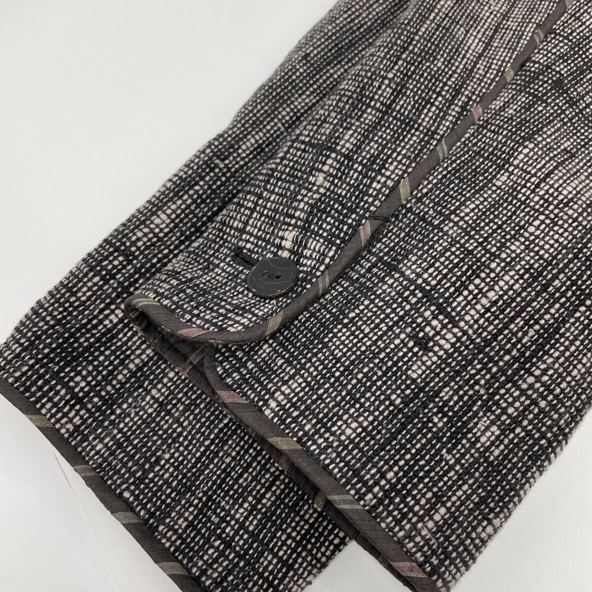 JURGEN LEHL ヨーガンレール ｸﾞﾚｰ ｺｯﾄﾝ ﾂｲｰﾄﾞ ｼﾞｬｹｯﾄ - メルカリ