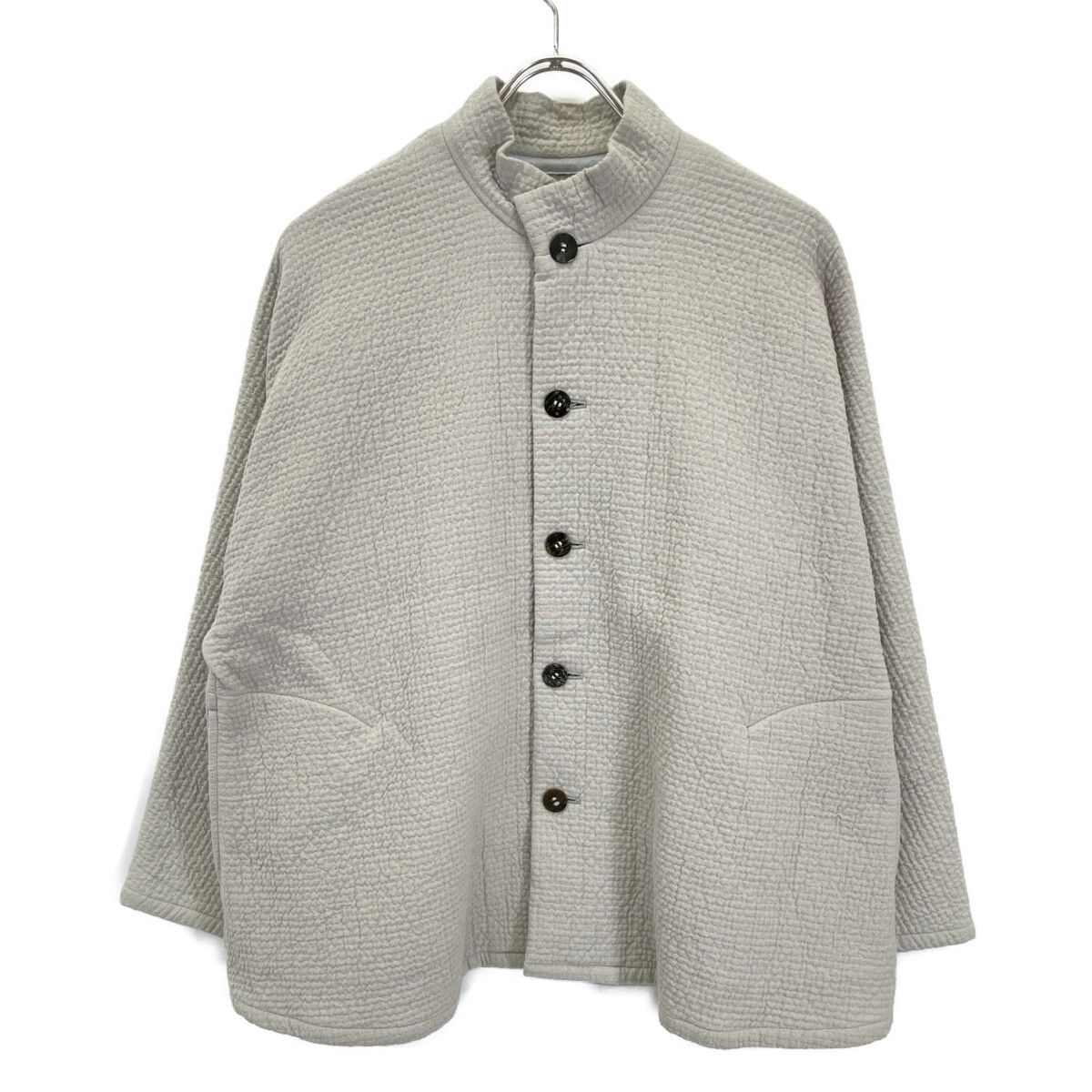 希少☆JURGEN LEHL ヨーガンレール　ウールコート　スタンドカラー JURGEN LEHL ヨーガンレール ウール コート 柄 ジャケット スタンド