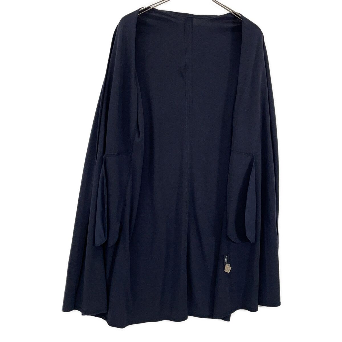 JURGEN LEHL ヨーガンレール ﾈｲﾋﾞｰ ｼﾙｸ×ｳｰﾙ ﾛﾝｸﾞｶｰﾃﾞｨｶﾞﾝ - メルカリ