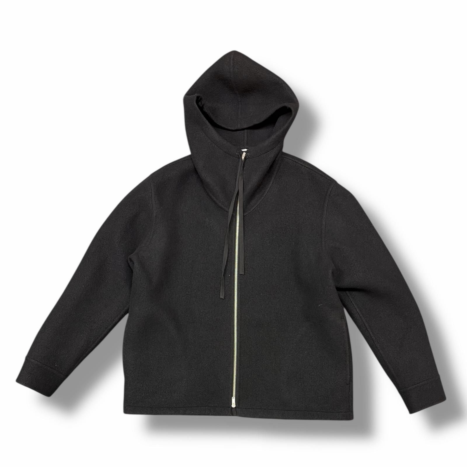 国内正規 JIL SANDER W BLOUSON 08 DB ジップアップフーディーブルゾン 
