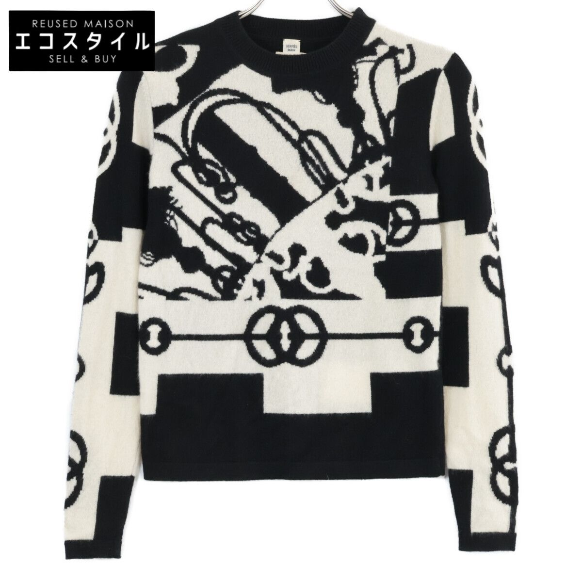HERMES エルメス ニット トップス HERMES エルメス 【国内正規】2E2613D2 Cliquetis クリケティス