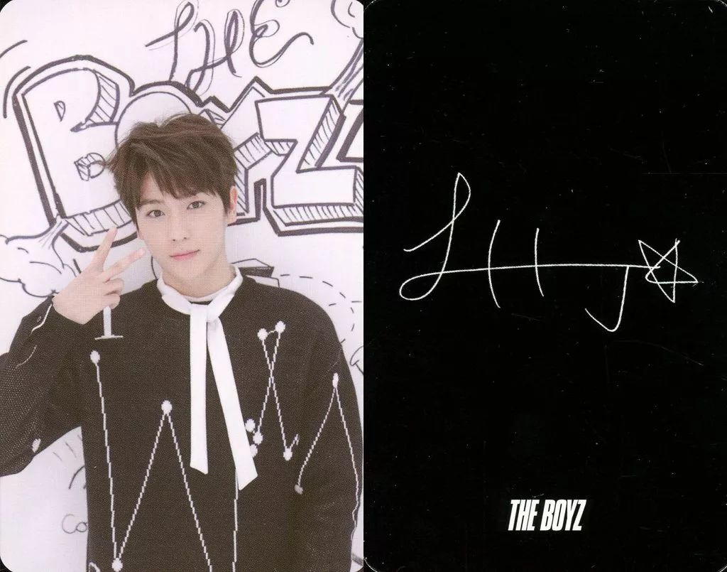 中古】コレクションカード(男性) The Boyz/HYUNJAE(ヒョンジェ)/裏面