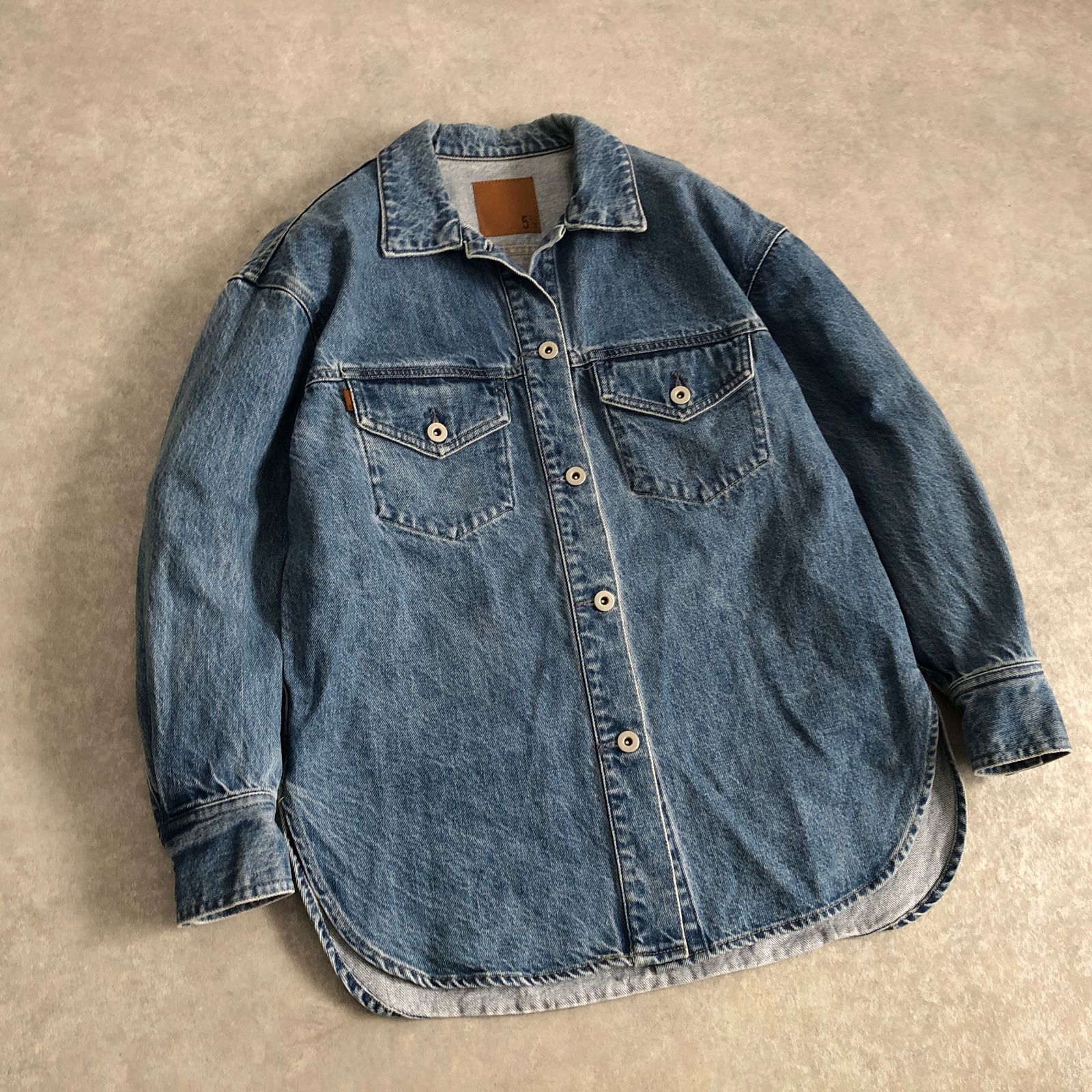 美品 定価1.8万 5 1/2 SPICK&SPAN デニム シャツ ジャケット スピック