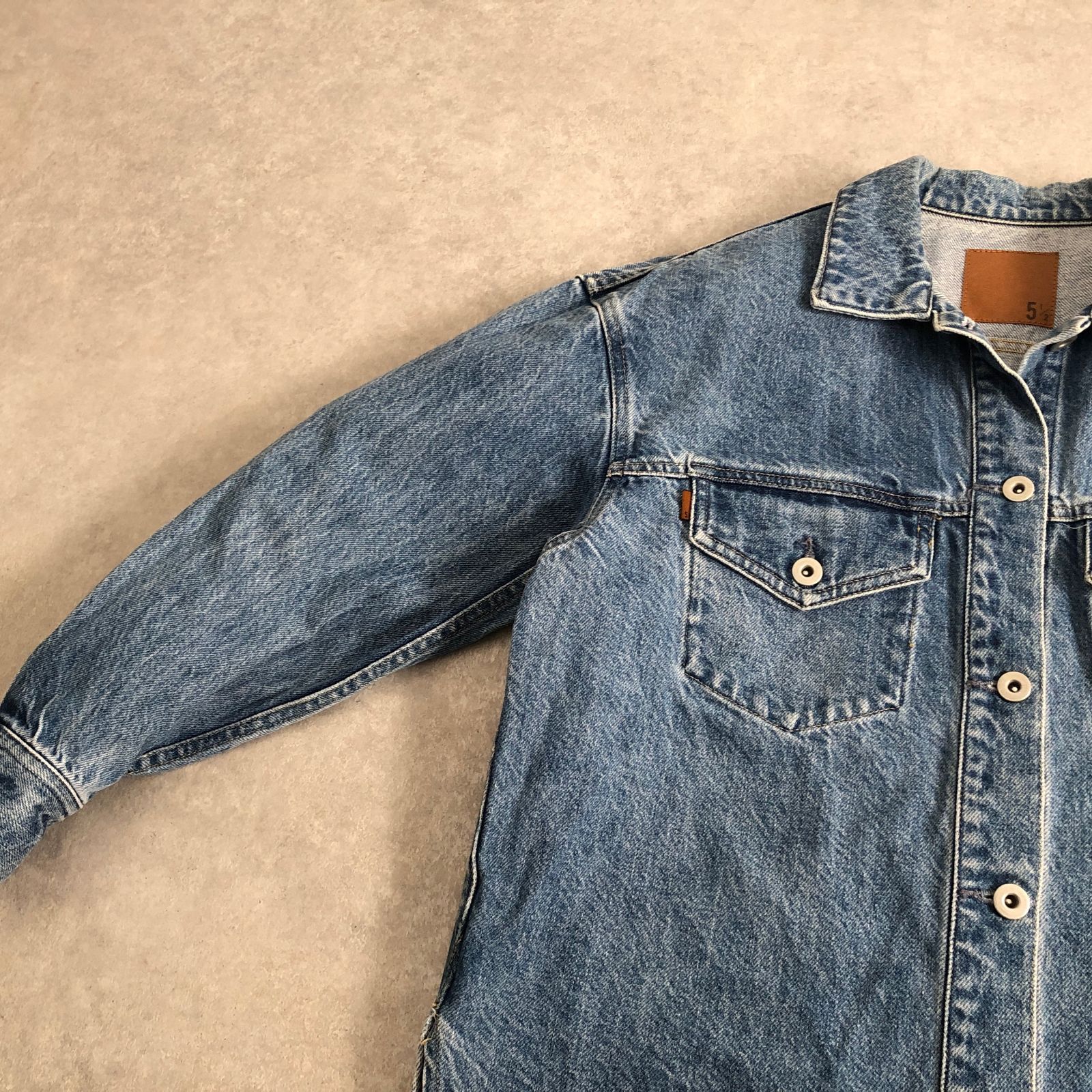 美品 定価1.8万 5 1/2 SPICK&SPAN デニム シャツ ジャケット スピック