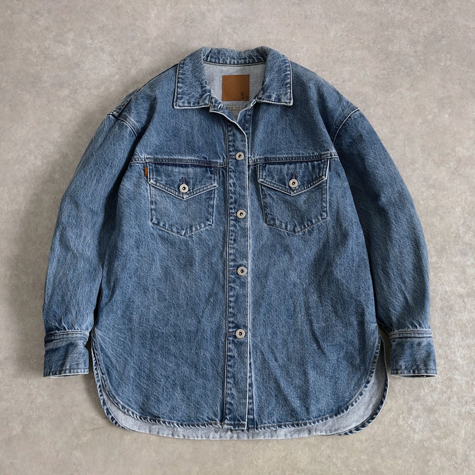 美品 定価1.8万 5 1/2 SPICK&SPAN デニム シャツ ジャケット スピック