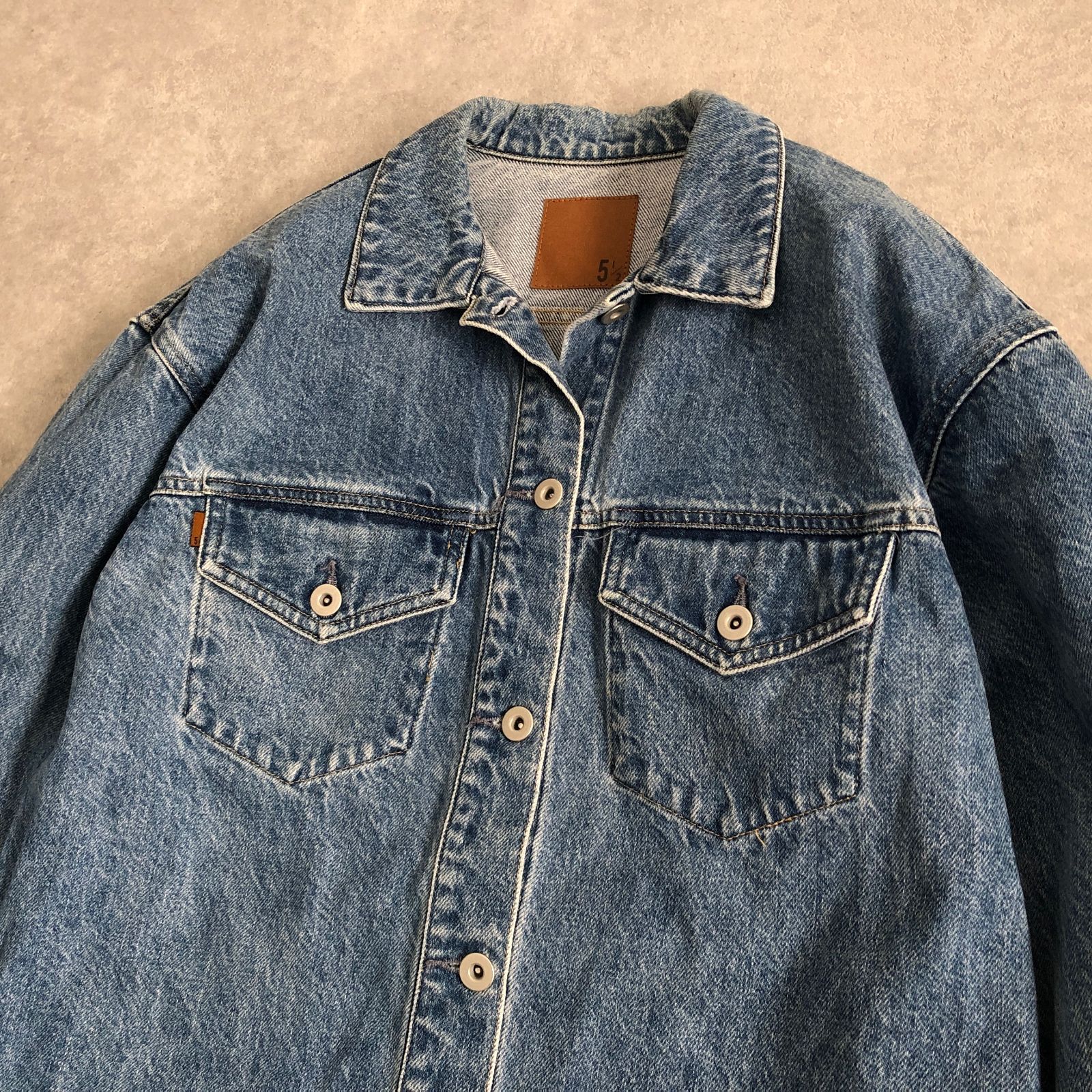 美品 定価1.8万 5 1/2 SPICK&SPAN デニム シャツ ジャケット スピック