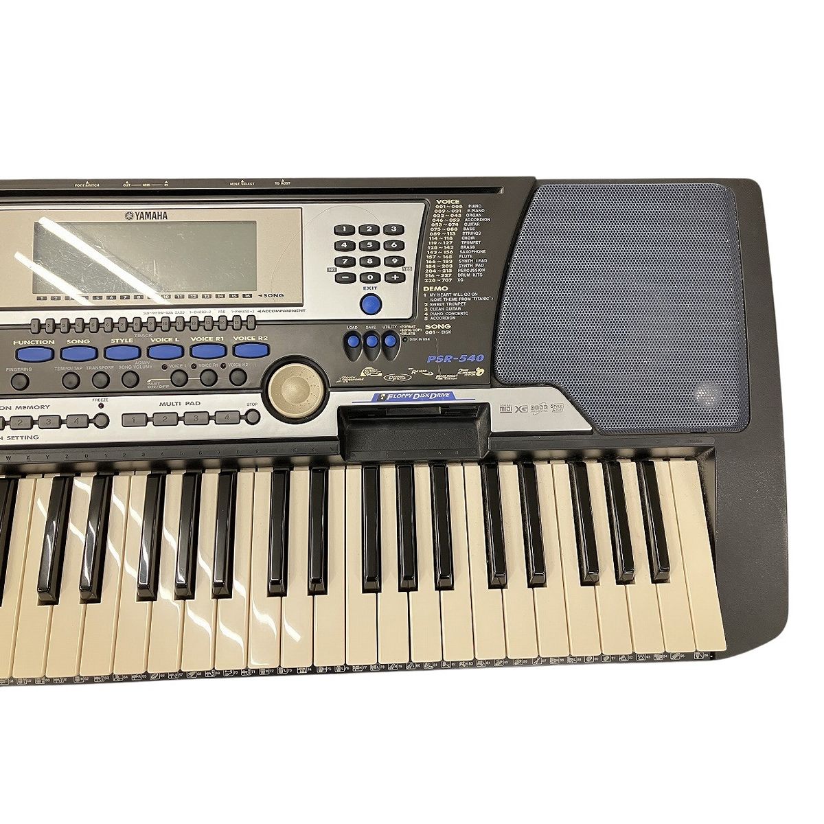 YAMAHA ヤマハ PSR-540 電子キーボード シンセサイザー 61鍵盤 中古