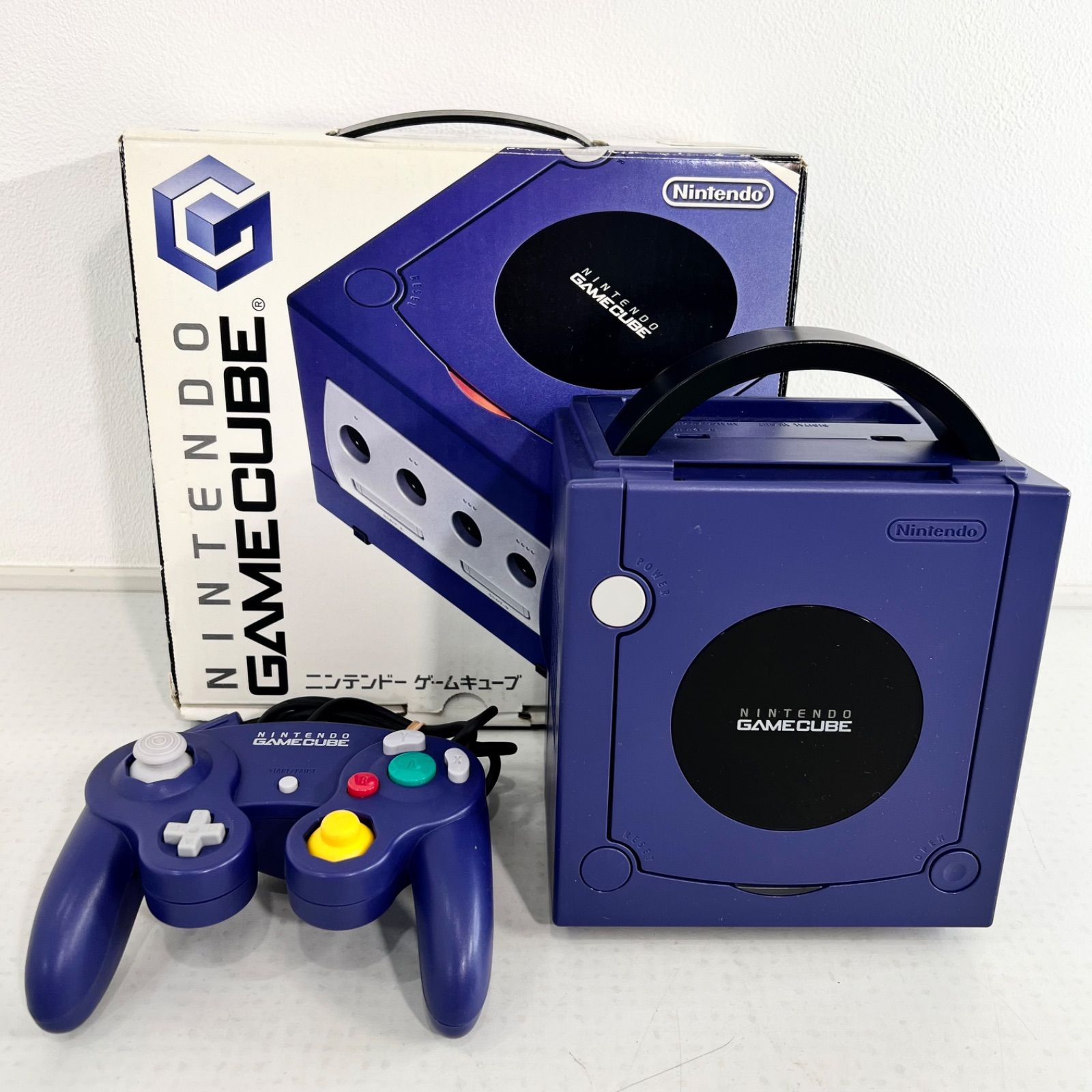 通電OK】Nintendo GameCube 本体 ゲームキューブ バイオレット 任天堂