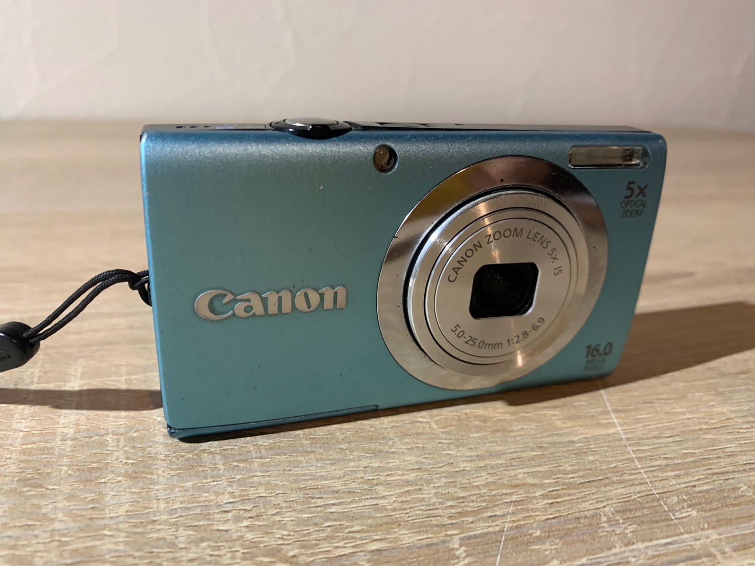 7383 Canon PowerShot A2400 IS ブルー デジカメ ジャンク品 - メルカリ