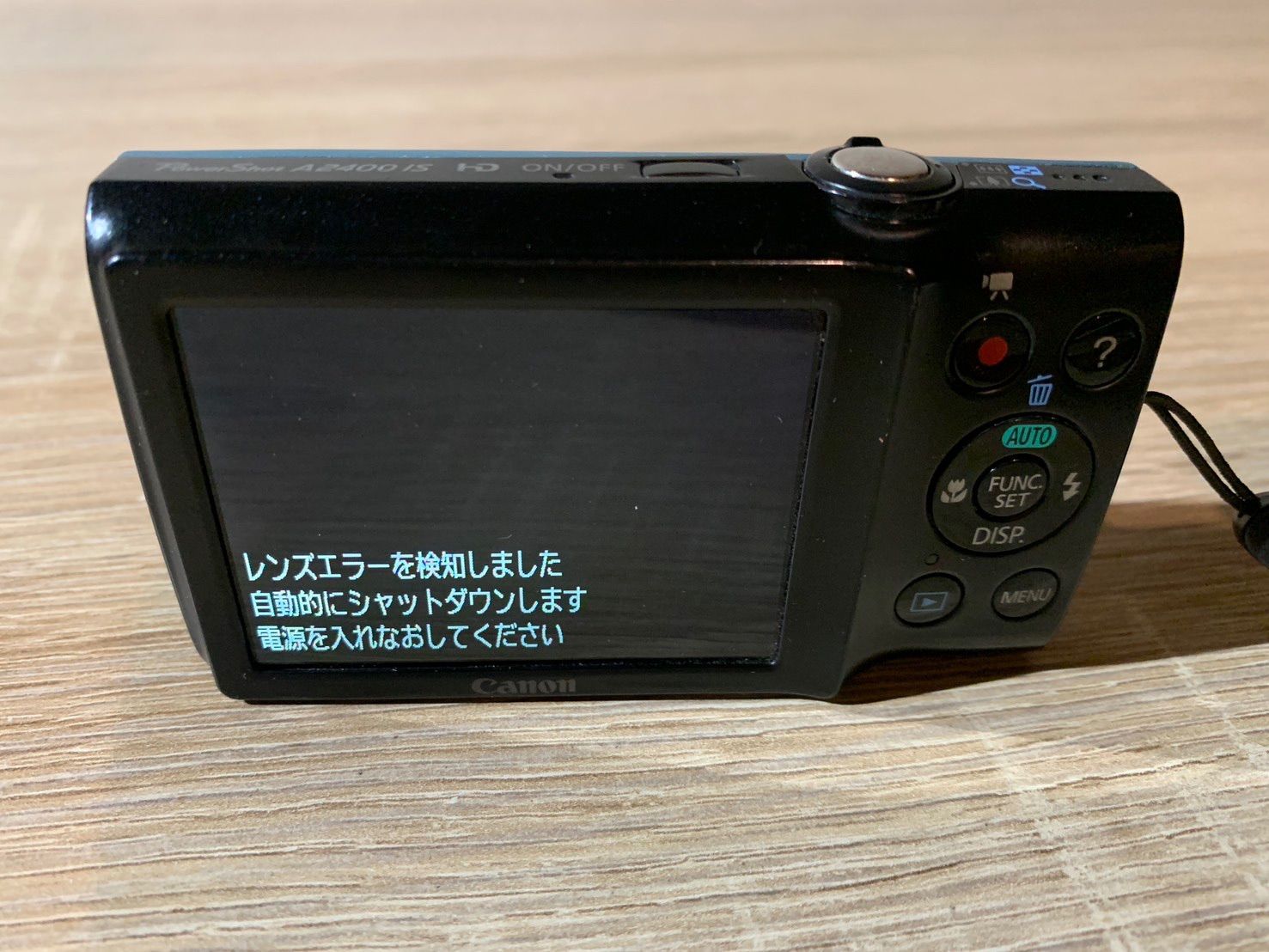 7383 Canon PowerShot A2400 IS ブルー デジカメ ジャンク品 - メルカリ