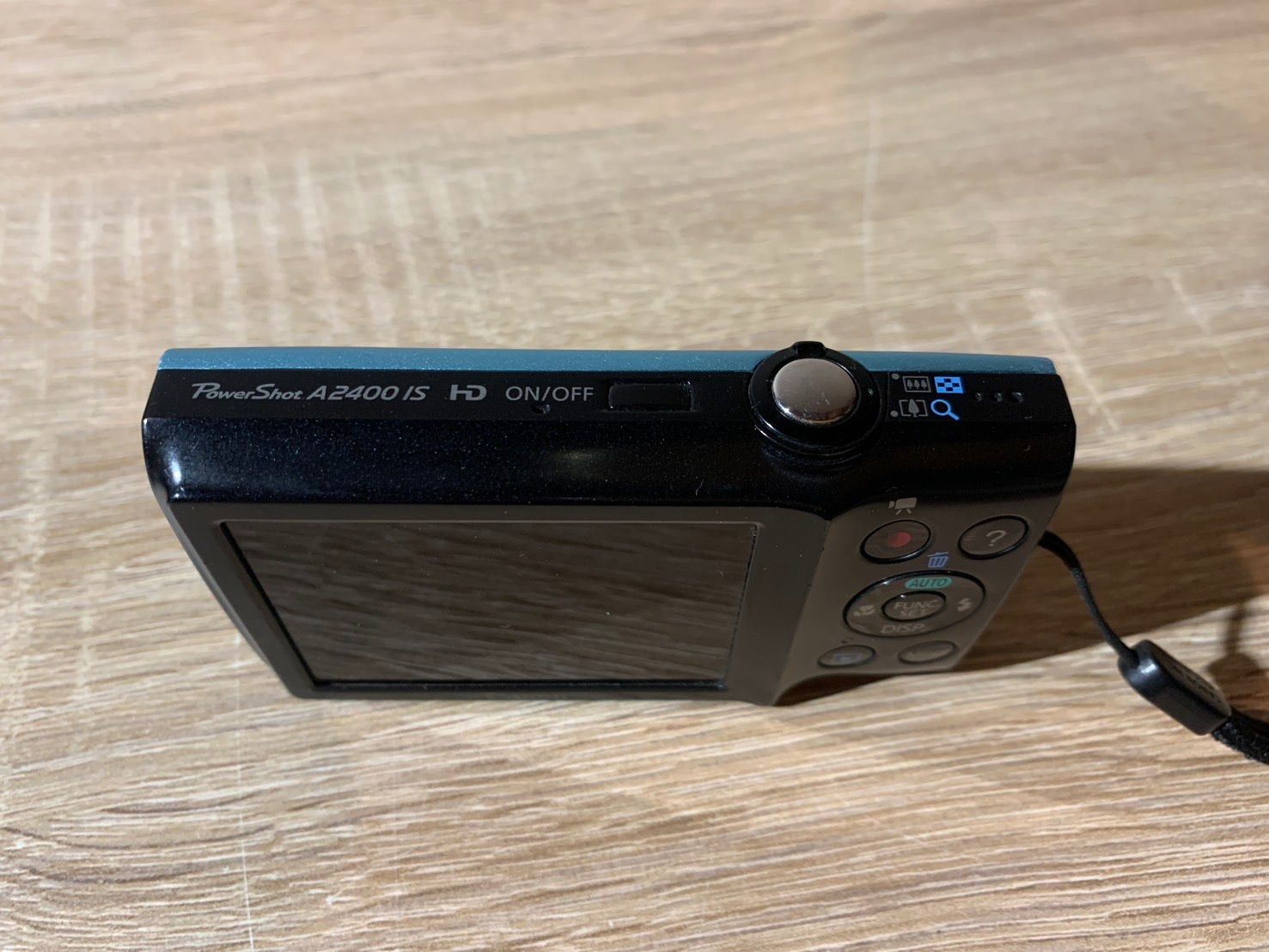 7383 Canon PowerShot A2400 IS ブルー デジカメ ジャンク品 - メルカリ